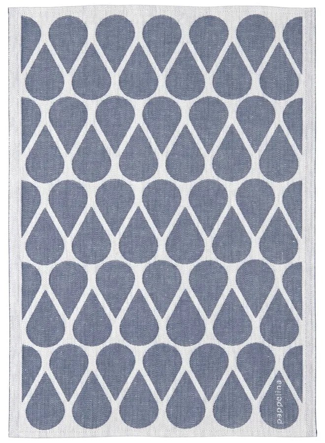 Utierka s prímesou ľanu 46x66 cm Otis Blue – Pappelina