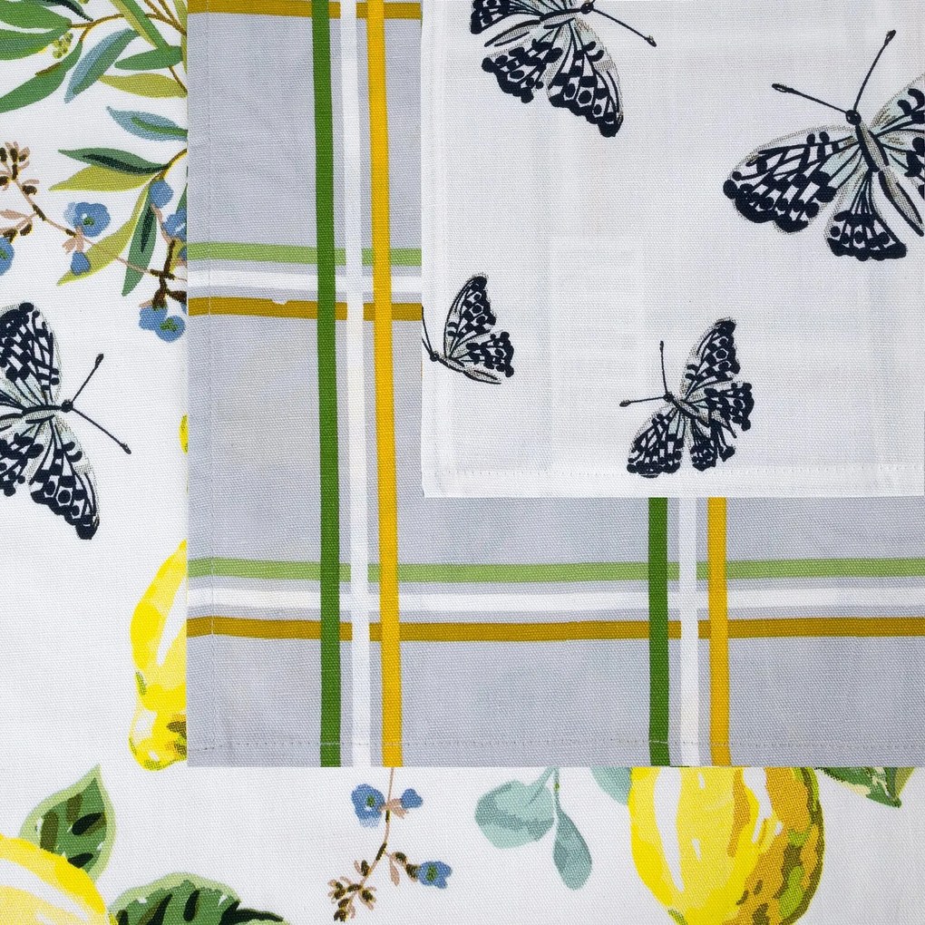 KUCHYNSKÉ UTIERKY LEMON SADA 9 KS 50X70 CM VZOROVANÉ