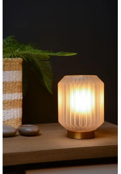 Lucide 45595/01/31 - Stolná lampa SUENO 1xE14/40W/230V krémová