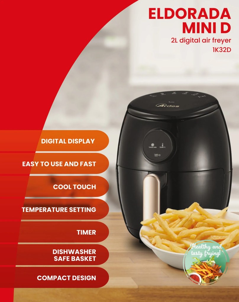 Teplovzdušná fritéza Ardes K32D