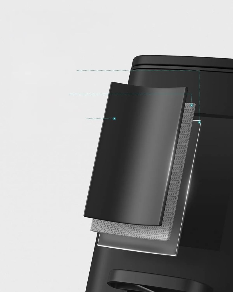 Odpadkový koš Salomi 6 L černý