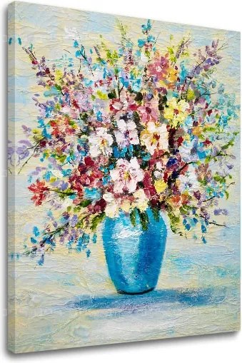 Obraz na plátne KVETY VO VÁZE 1 dielny XOBCHZH6215E1