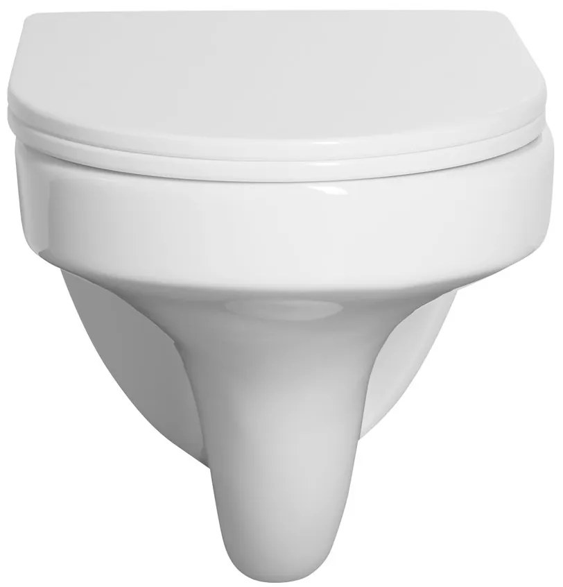 Aqualine Aqualine, DENICA závesná WC misa, Vortex Rimless, 36x52cm, biela, PS8512