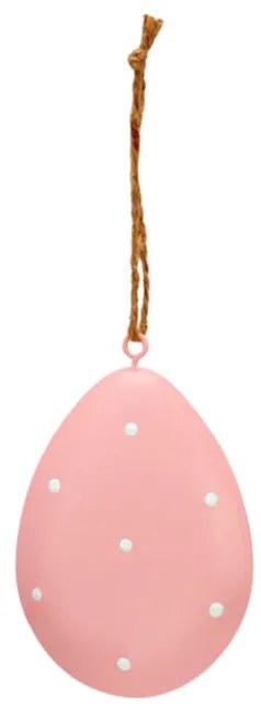 Závesné kovové vajíčko PASTEL EGG - viac farieb Farba: Zelená