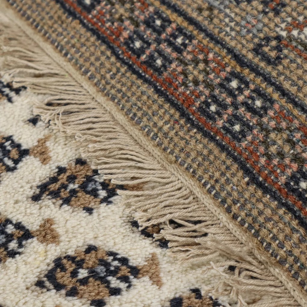 Asra, Kusový ručne tkaný koberec Mir cream, 170x240, béžová, obývacia izba