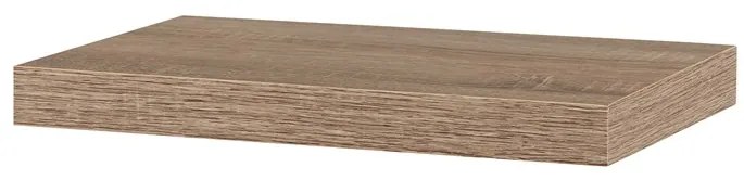 BONTEC Polička, mdf, čierna, P-023 BK Farba: Hnedá