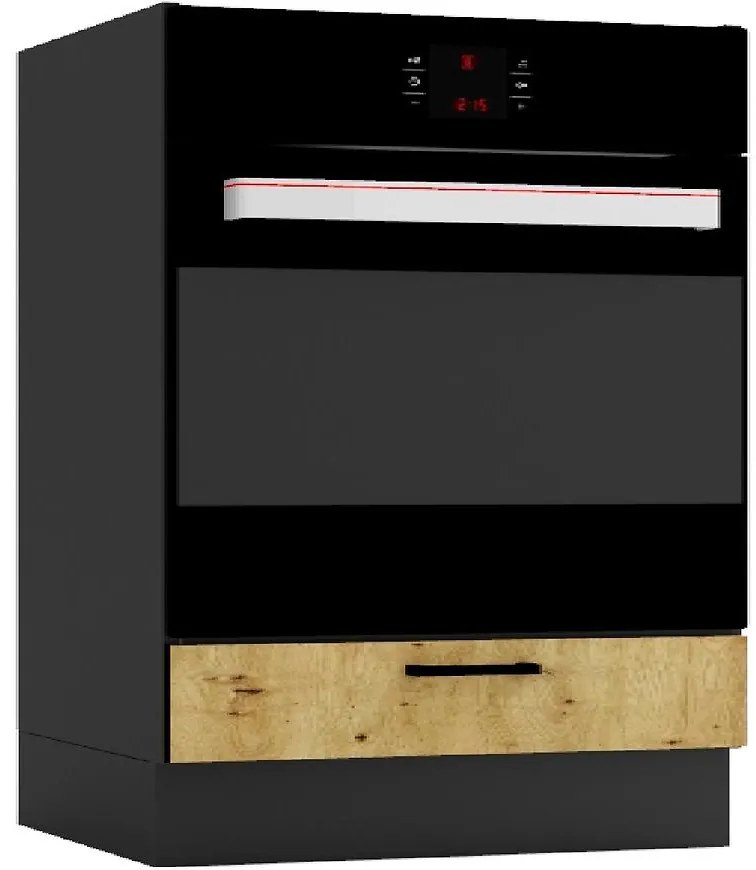 Kuchynská skrinka Anika DK60 artisan/grafit