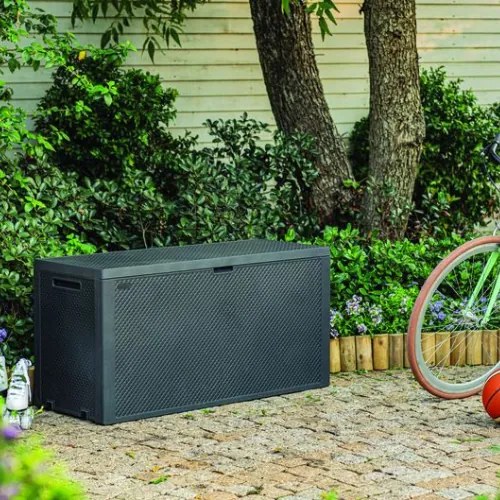 Keter Záhradný úložný box Emily, 270 l, antracit