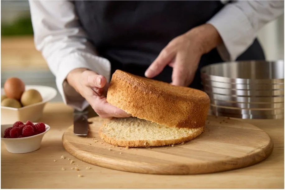 Krájač na tortové korpusy z nehrdzavejúcej ocele – Blomsterbergs