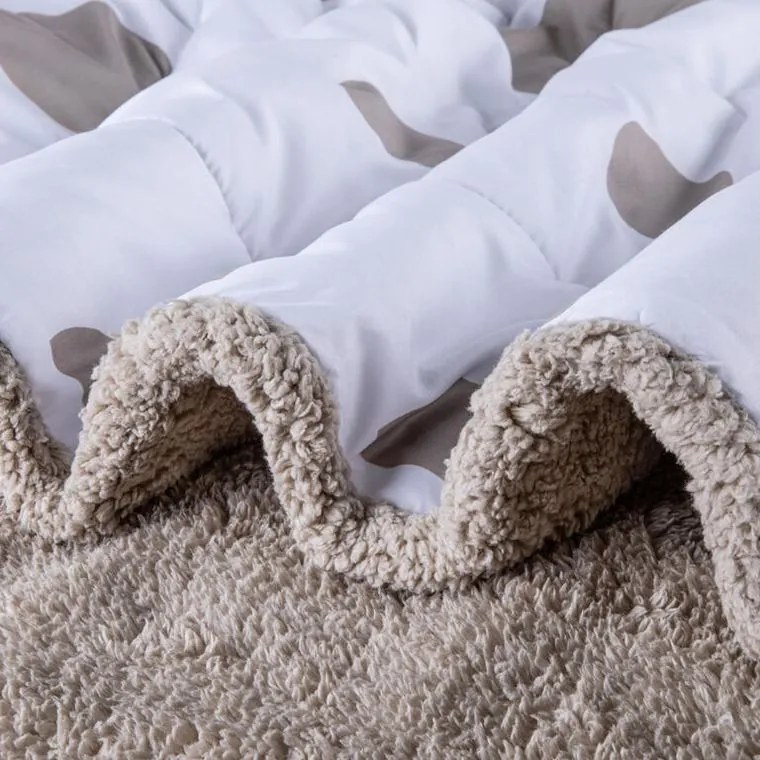 Prešívaná baránková súprava Dual Feel ESTELLA 3 ks