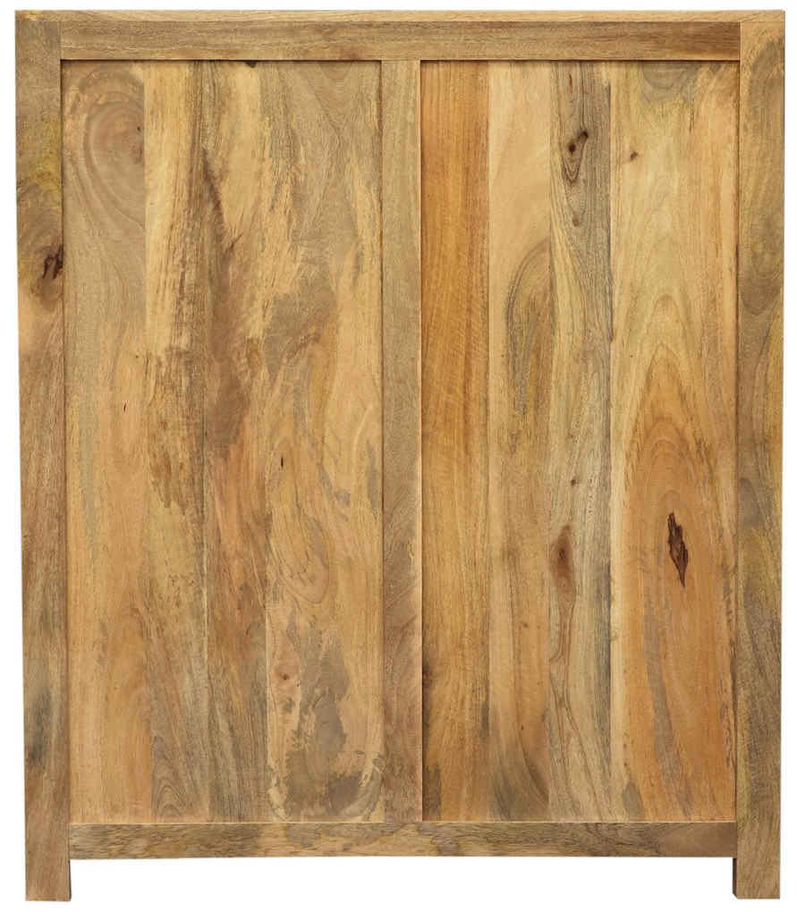 furniture-nabytek.cz - Knihovna z masivu 100x120x35 z dřeva mango
