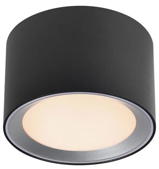 Nordlux Čierne prisadené kúpeľňové LED svietidlo Landon 8 6,5W 2110660103