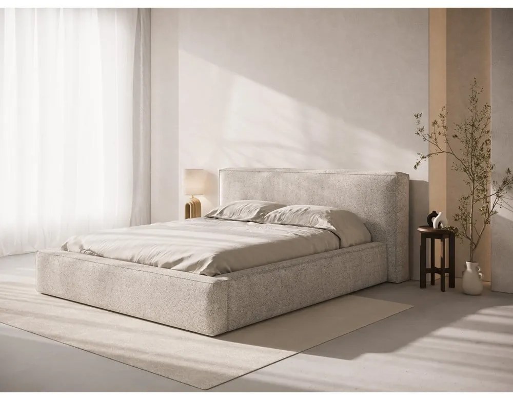 Béžové čalúnené čelo postele 229x100 cm Olivia – Micadoni