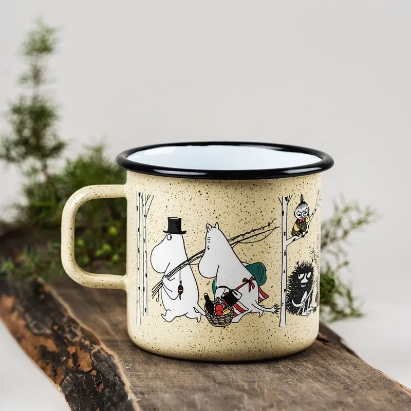 Hrnček Moomin Campers 0,8l, smalt / béžový