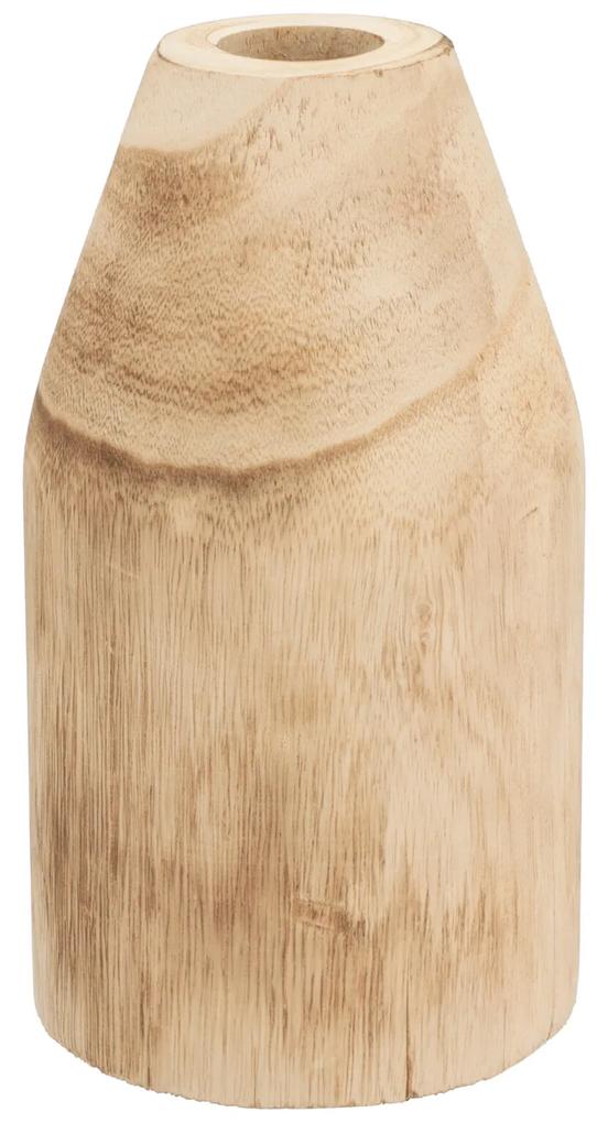 Hogewoning Drevená stĺpová váza 24 cm