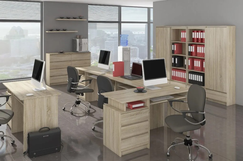 Komoda Keanu (dub sonoma). Akcia -19%. Vlastná spoľahlivá doprava až k Vám domov. 1068653