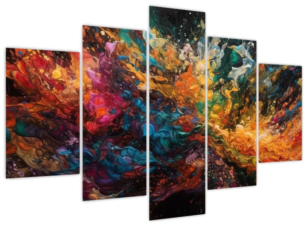 Obraz - Farebná abstrakcia II. (150x105 cm)