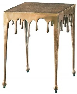 (3020) LIQUID LINE dizajn odkladací stolík zlatý