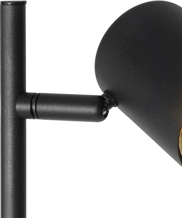 Inteligentná stojaca lampa čierna s 3 svetlami vrátane 3 Wifi GU10 50mm - Jeana