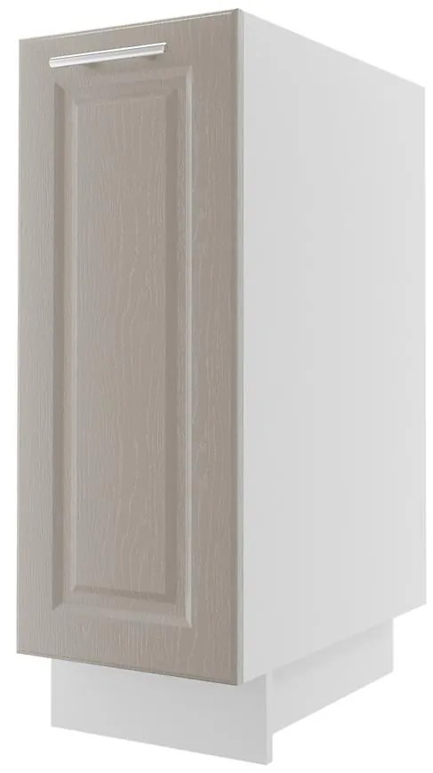 Kuchynská skrinka Emporium d1d/30 grey stone/kor.biela