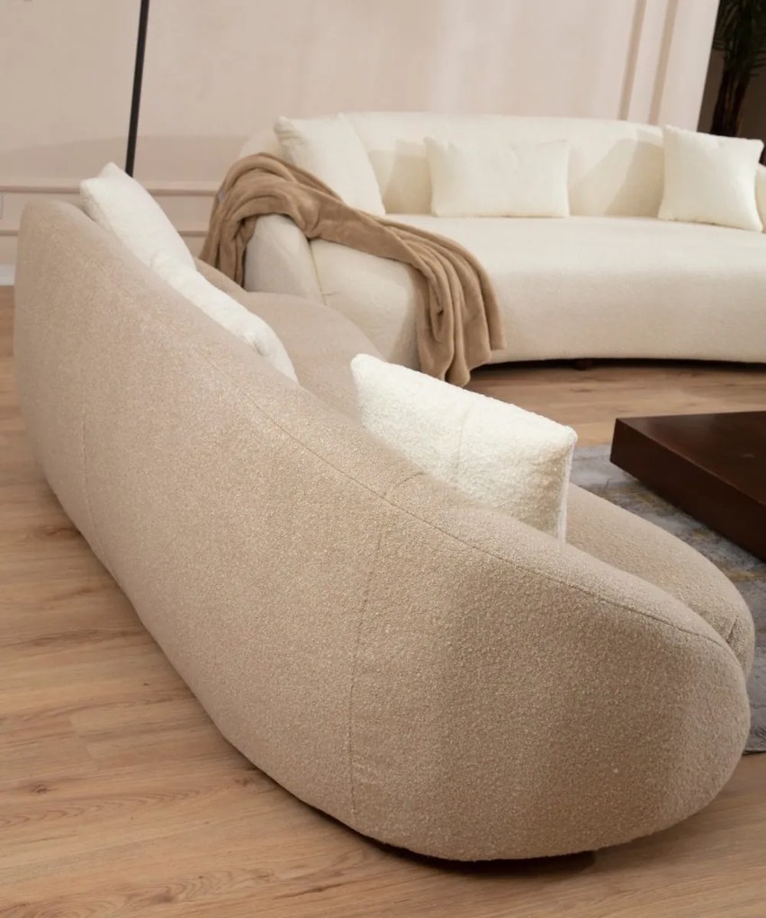 Trojmiestna pohovka Napoli 230 cm cappuccino