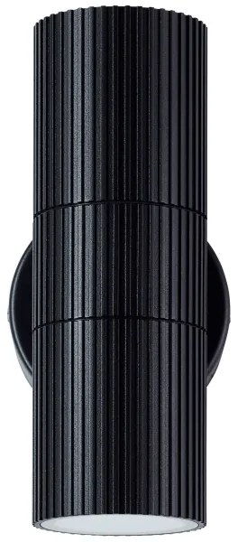 Brilliant - Vonkajšie nástenné svietidlo KEOLA 2xGU10/10W/230V IP44 čierna