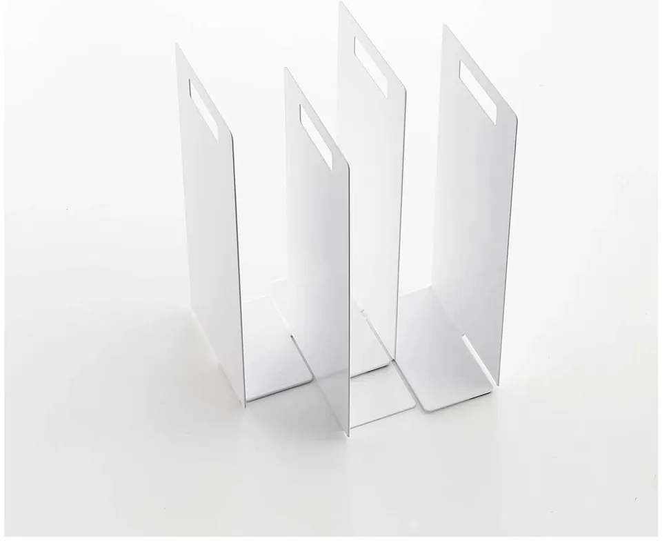 Biele kovové stojany na uteráky v súprave 2 ks Tower – YAMAZAKI