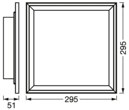 Ledvance- LED RGBW Stmievateľné stropné svietidlo SMART+ PLANON LED/18W/230V Wi-Fi