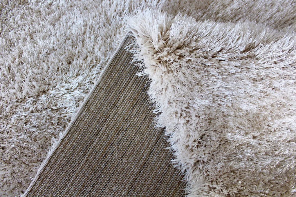 Shaggy koberec Seven Soft 7901 béžový obdĺžnikový 70mm vlas Rozmer: 120x180 cm