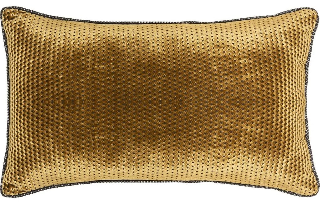 Dekoračný vankúš Leah 30x50 cm zlatý