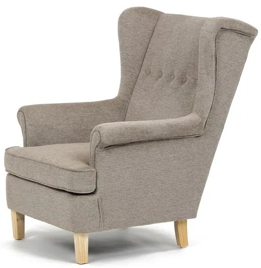 Autronic BONTEC Kreslo ušiak, béžová látka, AK-388 BGE2 Farba: Ružová