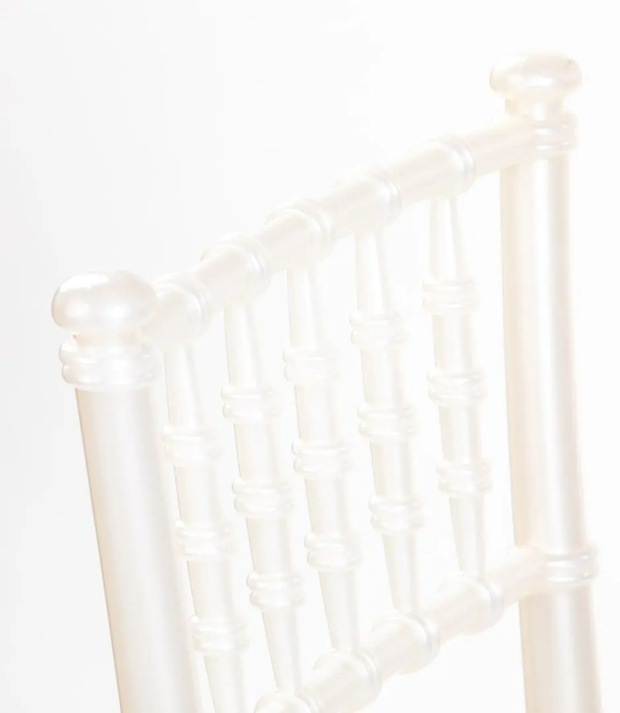 CHIAVARI PLASTIC PLASTOVÁ SVADOBNÁ STOLIČKA white