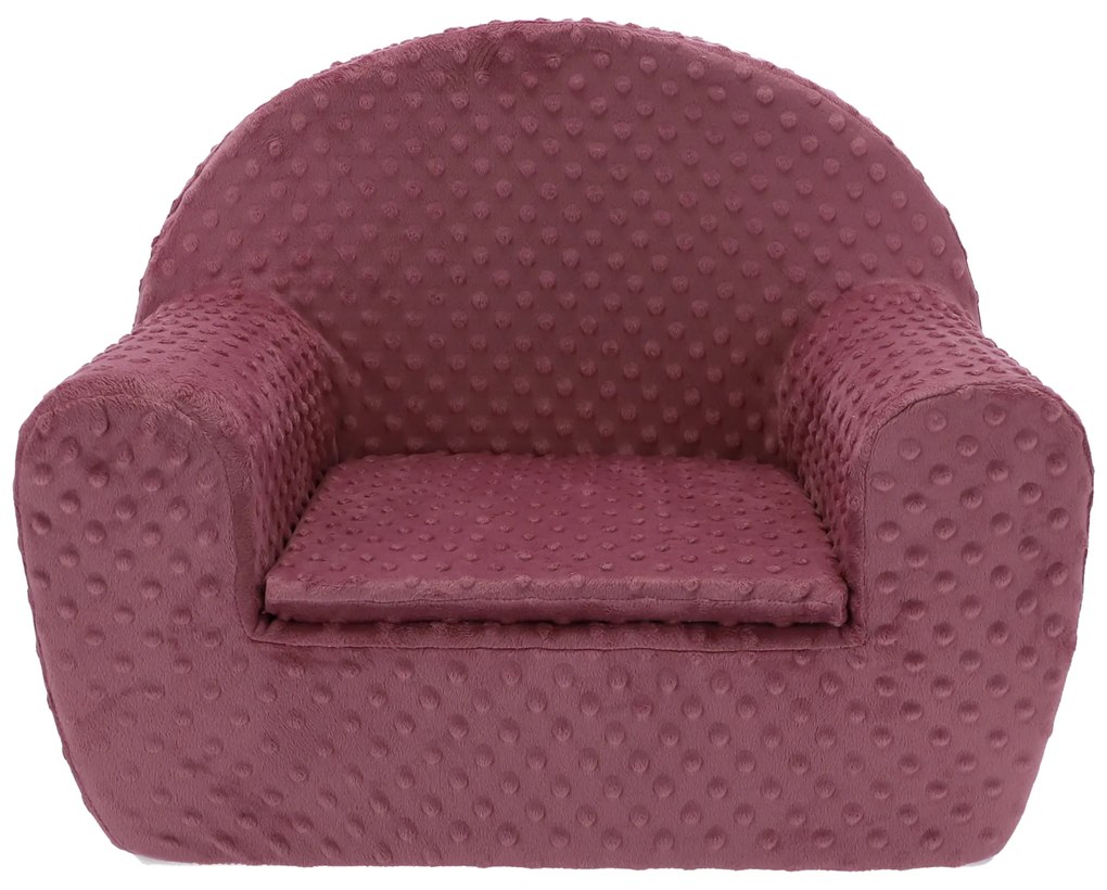 Detské kresielko MINKY - tmavo ružové