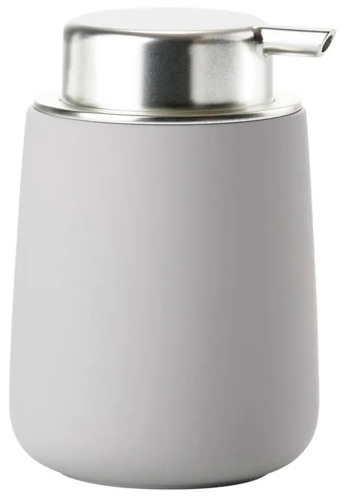 Svetlosivý porcelánový dávkovač mydla 250 ml Nova – Zone