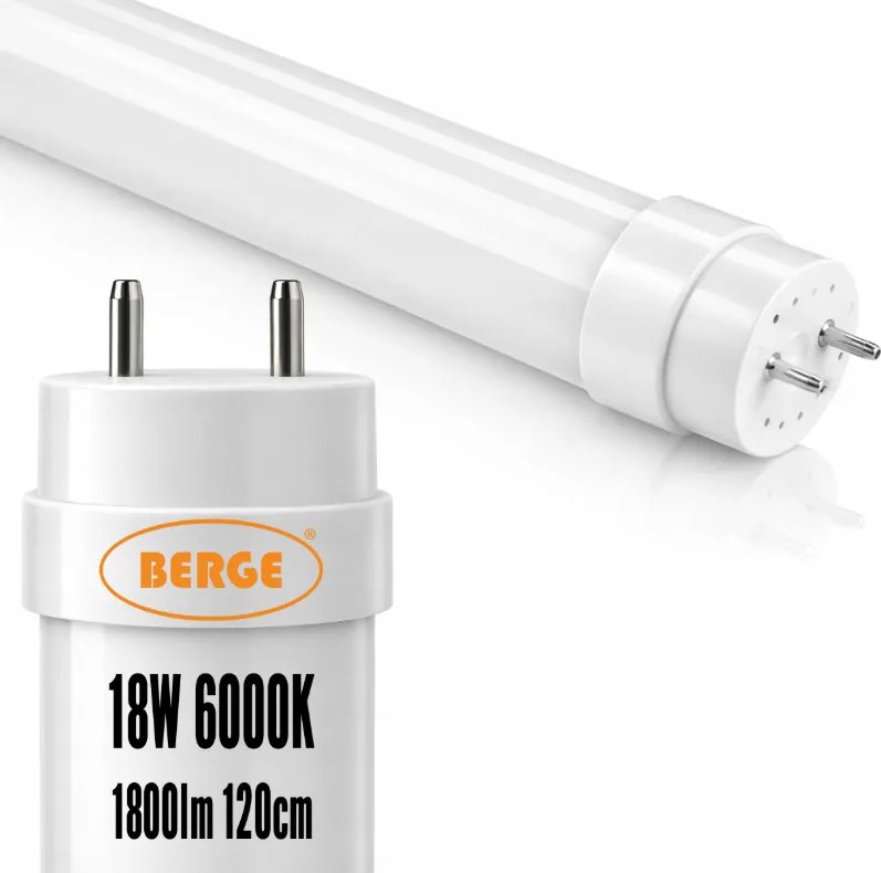 SADA Hermetická LED lampa 120cm 54W 5400lm 6000K + 3x Prémiové LED trubice