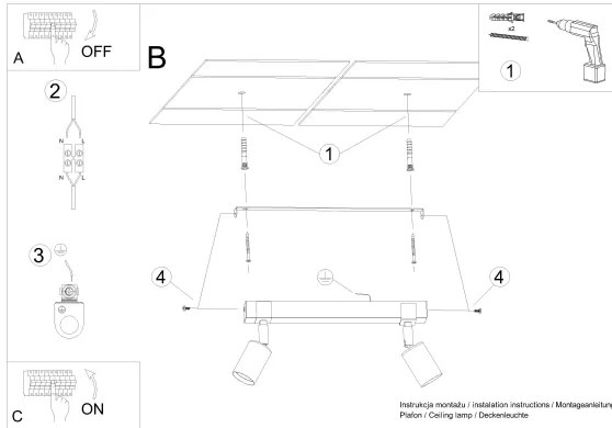 Sollux SL.1296 - Bodové svietidlo ZUCA 2xE27/15W/230V čierna
