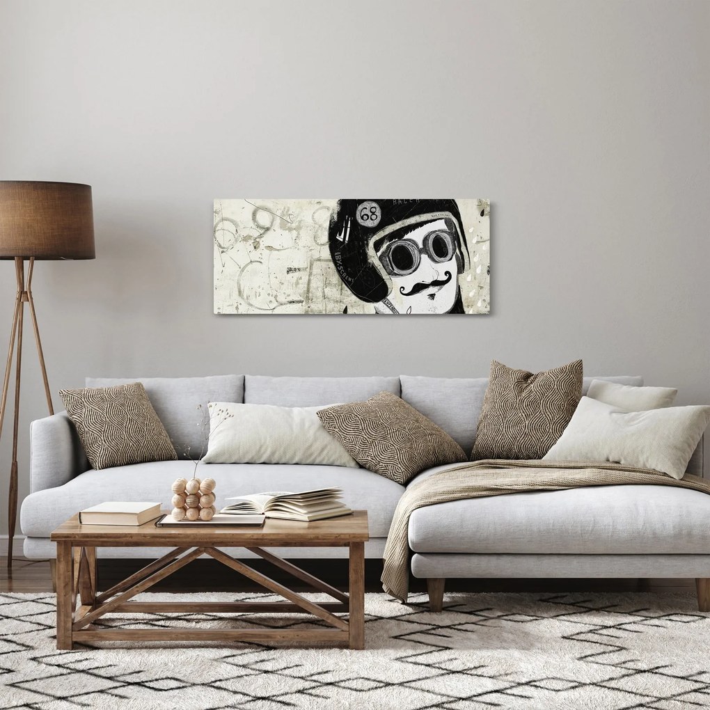 Obraz - Pretekár (120x50 cm)