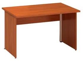 Kancelársky stôl Alfa 100, 120 x 80 x 73,5 cm, rovné vyhotovenie, dezén čerešňa