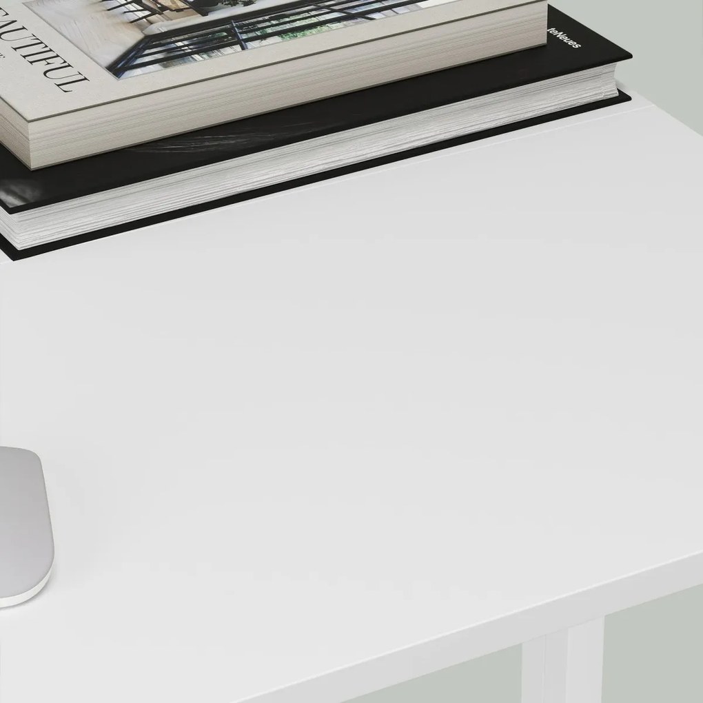 Písací stôl ZARIMO skladací 80x40 cm, biely