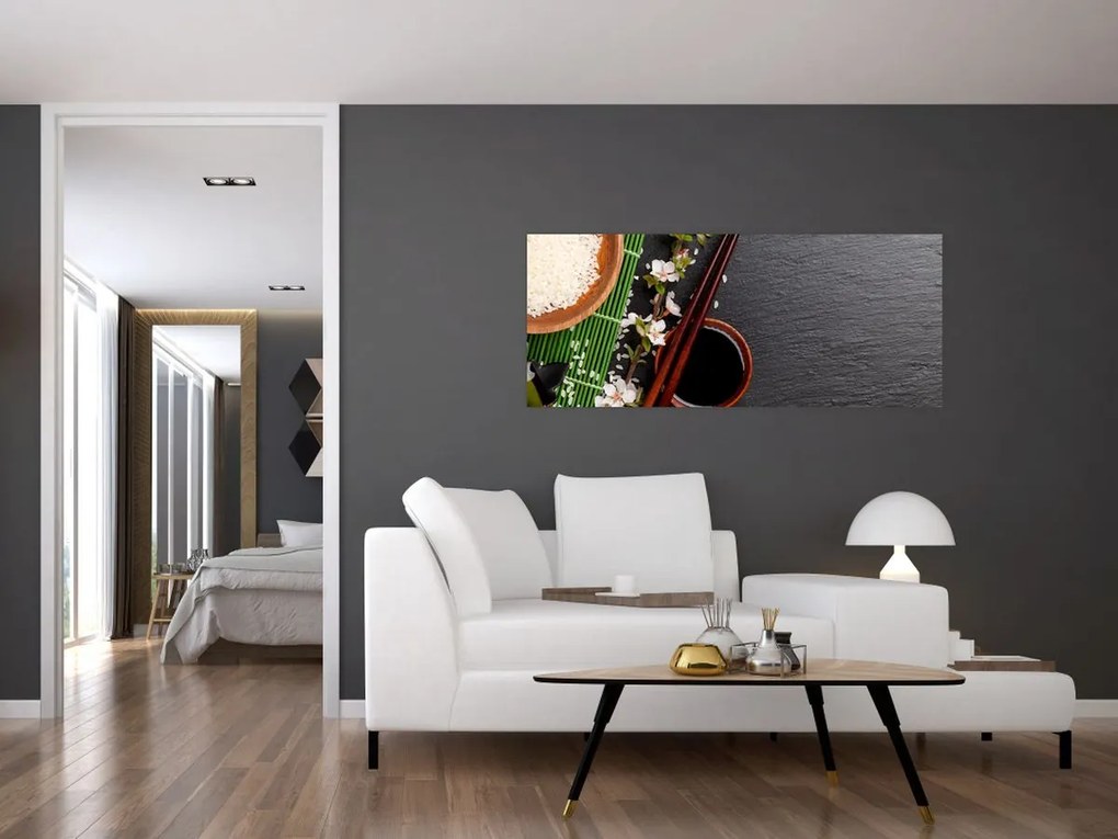 Obraz - Sushi (120x50 cm)