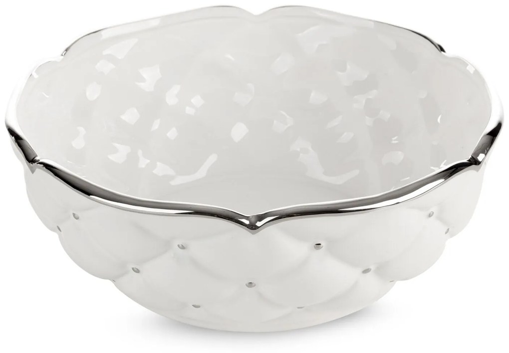 DEKORAČNÁ KERAMICKÁ MISKA ADORE 25X10 CM VZOROVANÁ