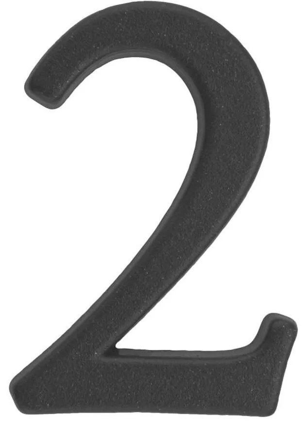 Číslica zliatina grafit 50 mm /2/