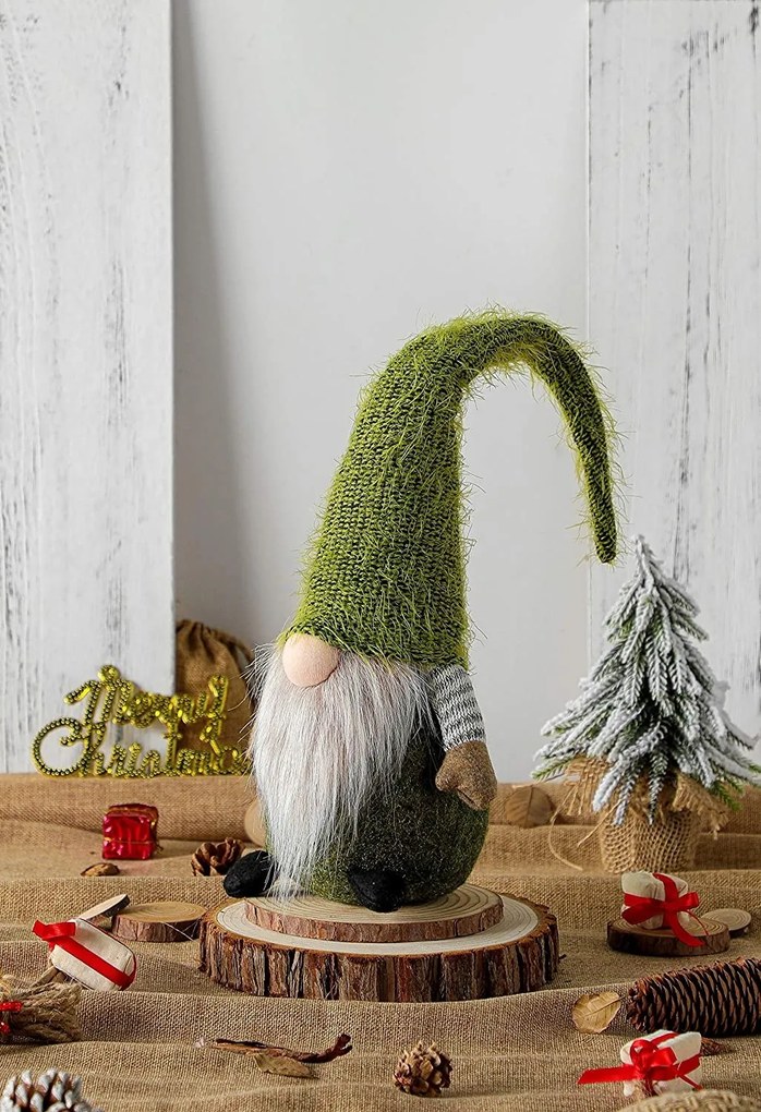 Vánoční skřítek ELF 029 - 50 cm zelený
