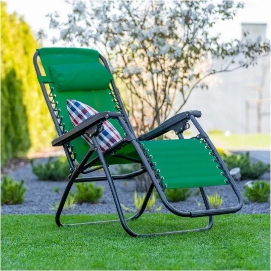 MI Ležadlo DELUX zelené