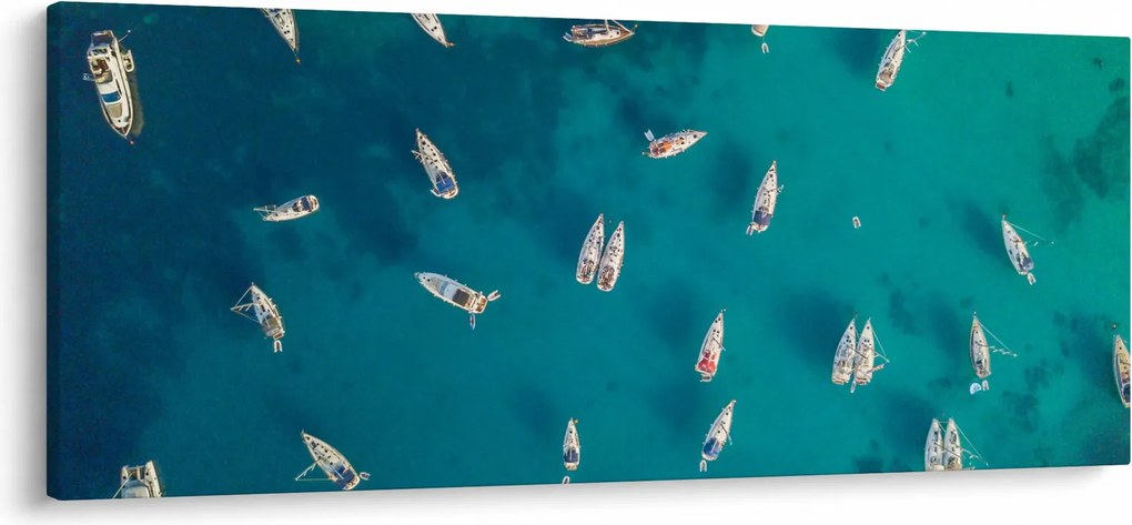 Obraz - Plachetnica (120x50 cm)