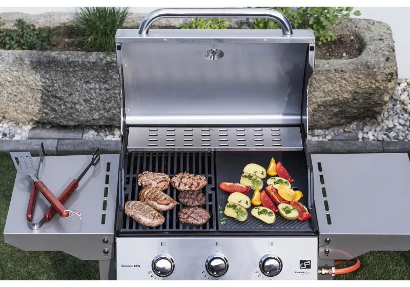 G21 Plynový gril G21 Oklahoma BBQ Premium Line 3 horáky + zadarmo redukčný ventil