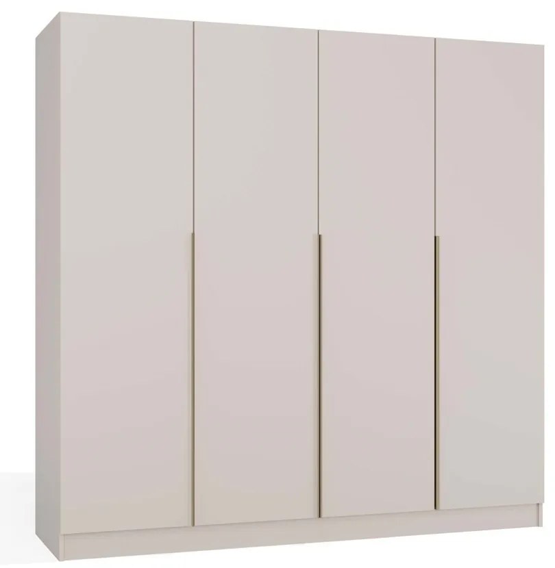 Šatníková skriňa SENSO 4D 200 cm kašmírová