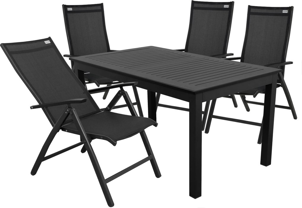 Doppler EXPERT ANTRACIT, polohovacie kreslá, 4+1