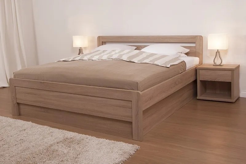 BMB KARLO KLASIK - masívna buková posteľ 120 x 200 cm, buk masív