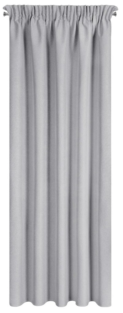 ZATEMŇOVACÍ ZÁVES (100%) NA PÁSKE SUZAN 135X270 CM SIVÁ